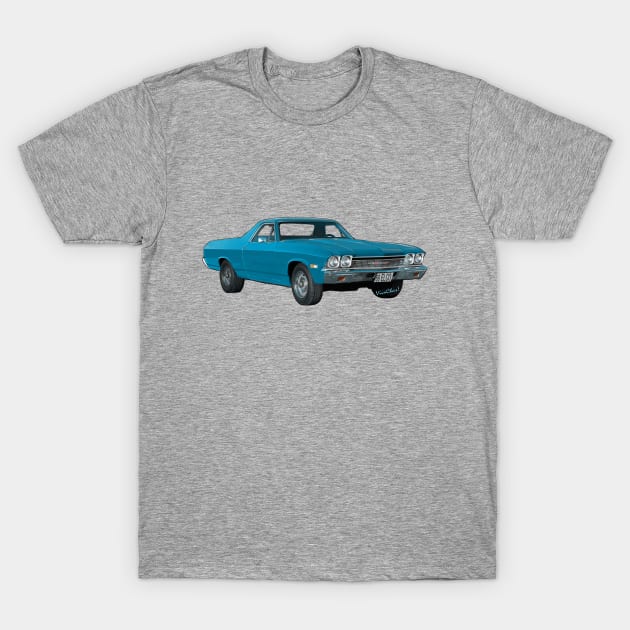 68 Chevy El Camino 3rd Generation 1968-1972 T-Shirt by vivachas